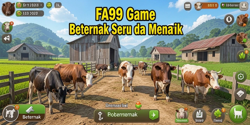 Tampilan antarmuka permainan FA99 yang sederhana dan menarik.