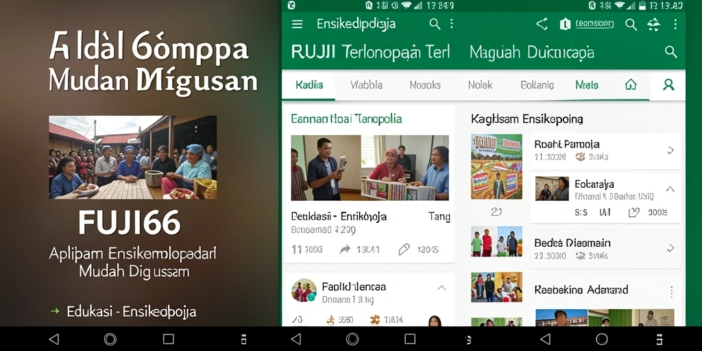 Screenshot aplikasi FUJI66 menampilkan antarmuka pengguna yang menarik dan intuitif.