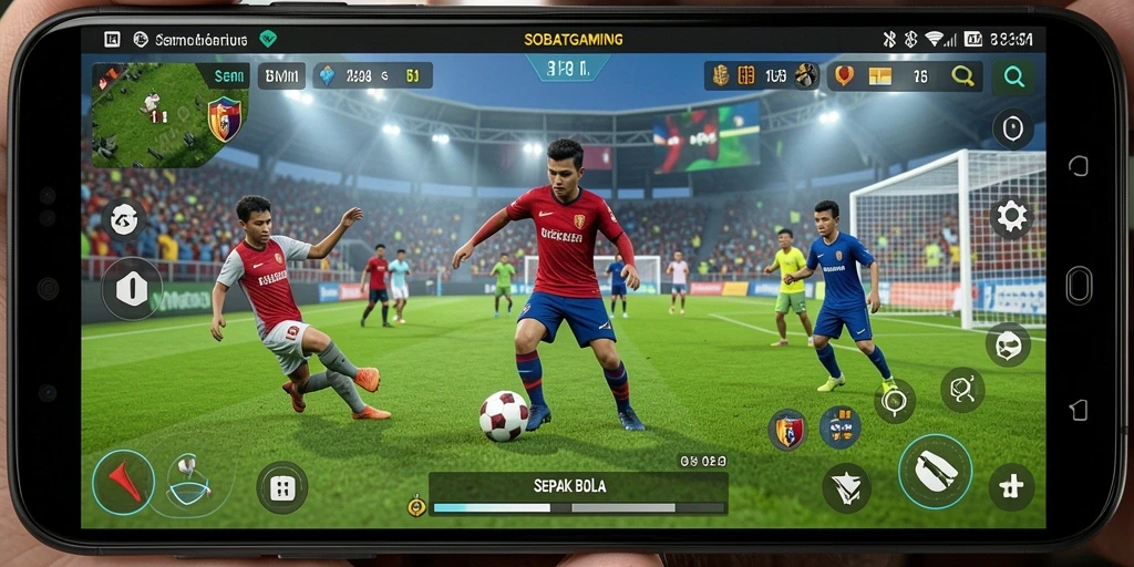 Tampilan antarmuka yang menarik dan intuitif di SOBATGAMING.